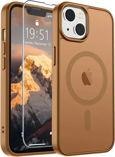 Vista 255 de SUPFINE Funda magnética para iPhone SE 2022 (3ª)/2020 (2ª), iPhone 8 (compatible con MagSafe) (protección contra caídas de grado militar), funda