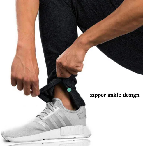 Vista 5 de TBMPOY - Pantalones deportivos ajustados para correr entrenamiento para hombre pantalones de gimnasia