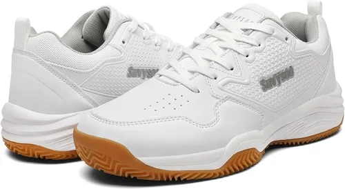 Vista 2 de Tenis de pickleball para hombres y mujeres, tenis deportivos de cancha con amortiguación superior y soporte de arco, perfectos para entrenamiento