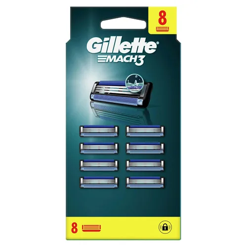 Vista 3 de Gillette Mach3 - Cuchillas de repuesto para hombre, el embalaje puede variar, fresco, 4