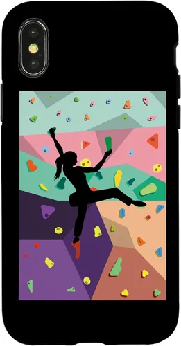 Vista 5 de Cute Colorful Rock Climbing Bouldering Wall Climber Case for iPhone 17