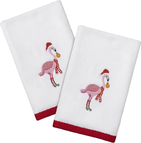 Vista 6 de Avanti Linens - Toalla de baño, algodón suave y absorbente (colección Flamingo Jingle)