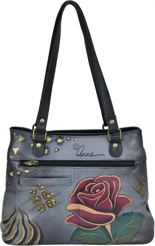 Vista 2 de Anna by Anuschka - Bolso de hombro con diseño de piel auténtica