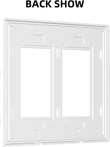 Vista 967 de Placa de Interruptor de Luz Azul de 1 Gang, Placa de Pared Decorativa de Palanca Individual, Cubierta de Placa de Pared de Palanca, Placa Frontal
