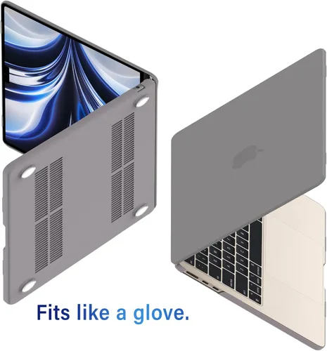 Vista 34 de IBENZER Funda para MacBook Air de 13 pulgadas 2026 2025 2024 2023 2022 M4 A3240 M3 A3113 M2 A2681, funda rígida con cubierta de teclado ScreenFilm