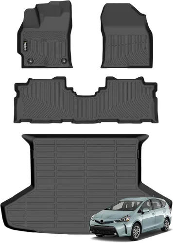 Vista 24 de Alfombrillas para Honda CRV 2002-2006, forros para todo tipo de clima, ajuste personalizado, accesorios duraderos para Honda CRV 2002-2006