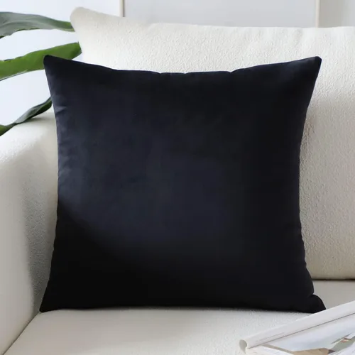 Vista 24 de Artscope Fundas de Almohada de Terciopelo de Lujo Fundas de Almohadas Cuadradas Decorativas Fundas de Cojines Suaves Sólidas para Sofá de Sala Sofá