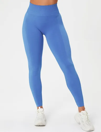 Vista 2 de BAYDI Leggings de entrenamiento para mujer, sin costuras, mallas de levantamiento de glúteos, cintura alta, pantalones de yoga para gimnasio