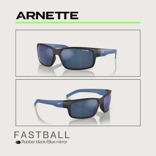 Vista 5 de ARNETTE AN4202 - Gafas de sol rectangulares para hombre + paquete con kit de cuidado de gafas de diseñador iWear