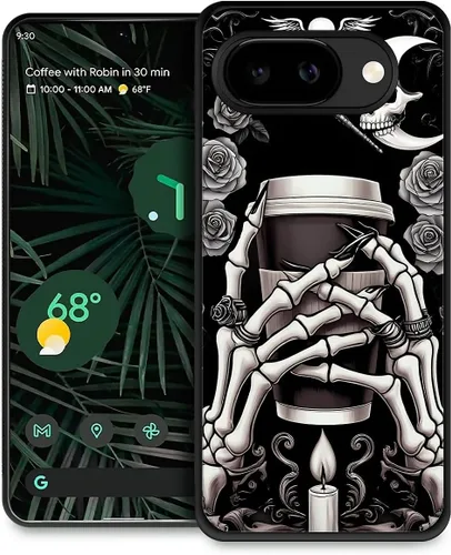 Vista 337 de Compatible con Google Pixel 4A 5G Mobile Case Creative Acrylic Back Panel Silicona Edge Case Slim Protección Especialmente para Google Pixel 4A 5G