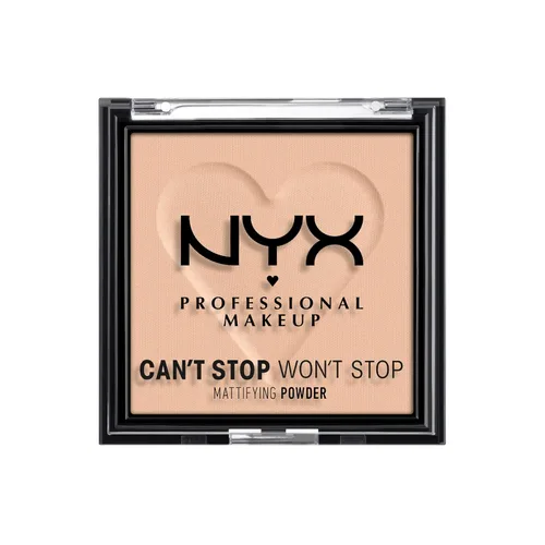 Vista 17 de NYX Professional Makeup Can't Stop Won't Stop - Polvo compacto matificante (claro)