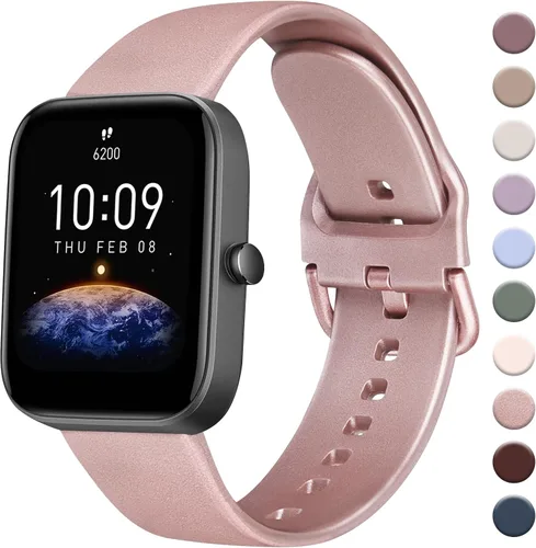 Vista 25 de Banda AK para Amazfit GTS 4 / GTS 4 Mini / GTS 3 / GTS 2 / GTS 2e / GTS 2 mini / GTS / GTR mini, correa deportiva de repuesto suave de 20 mm