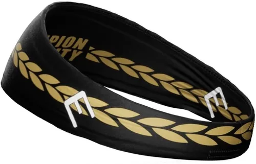 Vista 4 de Diadema unisexbanda para el sudor, ideal para deportes, fitness, entrenamiento, yoga. Diseño cónico. Reversible.