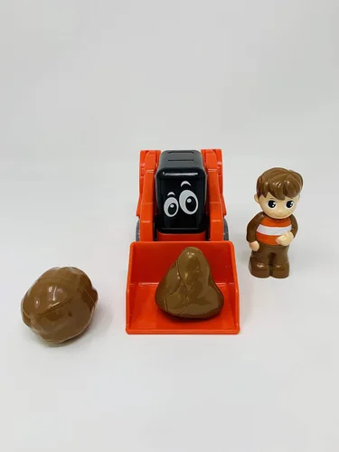 Vista 6 de NewRay Kubota - Juego de minicargadora para preescolar Lil' Orange