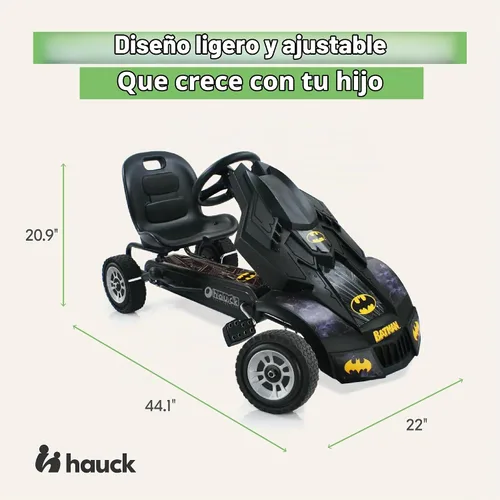 Vista 3 de Hauck de batimóvil con pedal de Go Kart