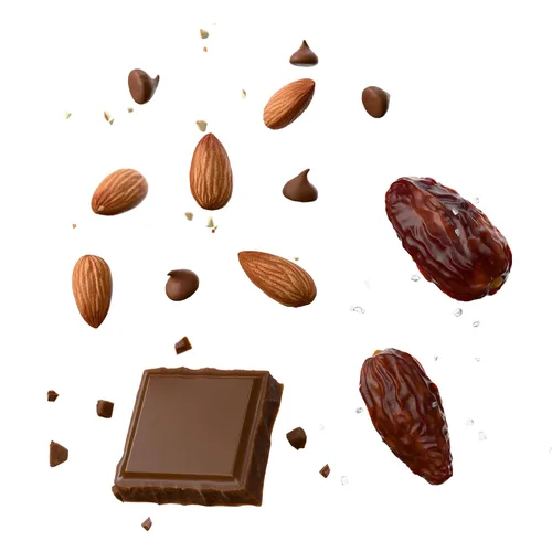 Vista 6 de Bearded Brothers Barras energéticas veganas orgánicas, sin gluten ni soja, paleo, enteras 30 Sin OMG, bajas glucémicas, altas en proteínas, fibra