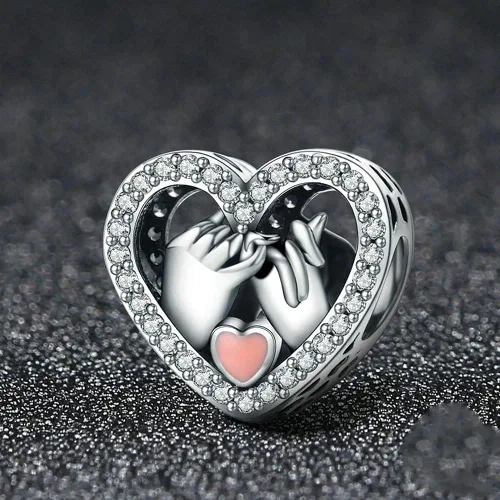 Vista 5 de Colgante de plata de ley 925, joyería para niña, regalos para mujer, pulsera y collar