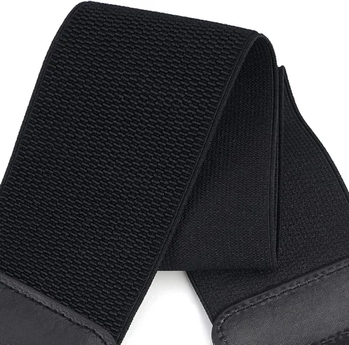 Vista 5 de HIQUACC Cinturón elástico de corsé con cintura elástica para mujer