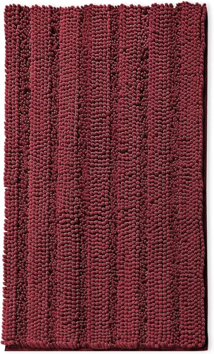 Vista 14 de Clara Clark Tapetes para baño de felpilla, tapetes de baño de felpa ultra suaves, lavables a máquina, con parte trasera antideslizante, 44 x 26 Negro