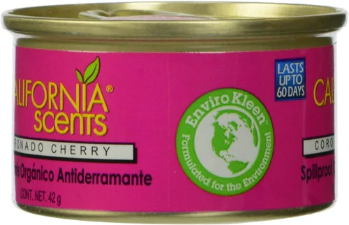 Vista 4 de Ambientadores orgánicos a prueba de derrames California Scents, aroma a cereza Coronado, frasco de 1.5 onzas
