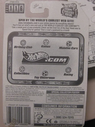 Vista 3 de Hot Wheels Chevy 2000 Series Collector #116 '59