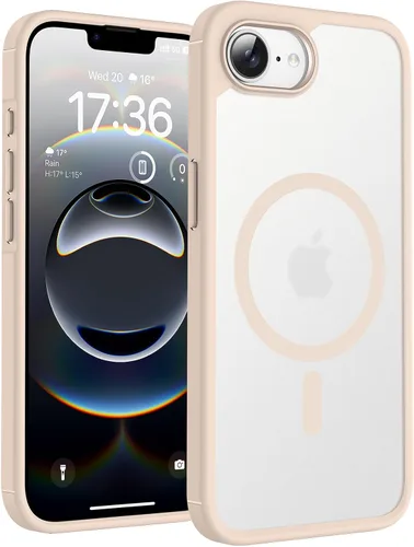 Vista 102 de TOCOL Funda para iPhone 11, compatible con Magsafe, protección completa de cámara, imanes integrados, protección contra caídas, funda translúcida
