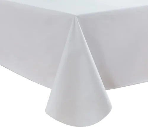 Vista 14 de LIBERECOO Mantel de vinilo con reverso de franela, negro sólido, impermeable, resistente a las manchas, mantel de mesa fácil de limpiar
