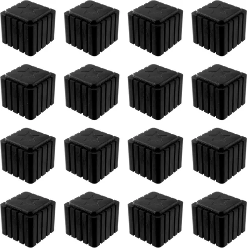 Vista 18 de Mcredy - Tapas para patas de silla, protector de patas de mesa, tamaño interior, 1-1/2 pulgadas x 1-1/2 pulgadas, para patas de muebles cuadradas