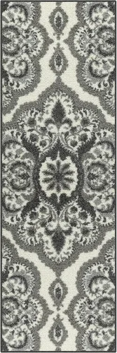 Vista 56 de Maples Rugs Vivian Medallion - Alfombra de área, fabricada en Estados Unidos, lavable, antideslizante, alfombra de interior para cocina, entrada