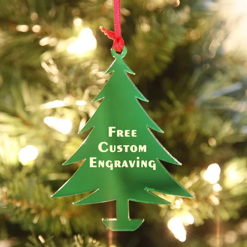 Vista 5 de Adorno de bombilla de Navidad grabado personalizado dorado Los mejores regalos de Navidad para recién casados, bebés primero, bodas, parejas