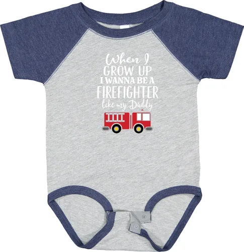 Vista 32 de inktastic Body de bebé Future Firefighter Like Daddy