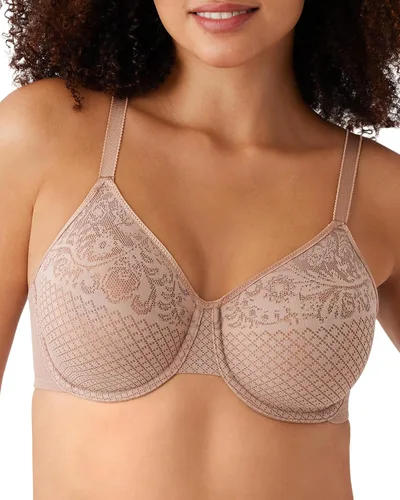 Vista 9 de Wacoal Brasier Reductor de Efectos Visuales Sin Forro con Aros de Cobertura Completa para Mujer, 857210 Negro