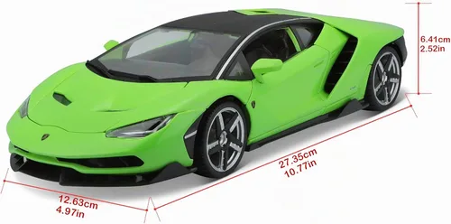 Vista 4 de Lamborghini Centenario rojo escala a 1/18 por Maisto 31386