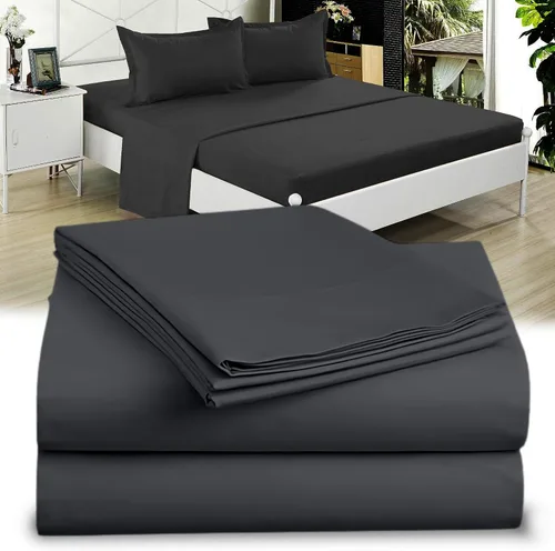 Vista 57 de Juego de Sábanas Twin - Sábanas de Cama Twin de Microfibra Ultra-Suave 1800 - Doble Cepillado - Bolsillos Profundos - Ajuste Fácil - Sin Arrugas Gris