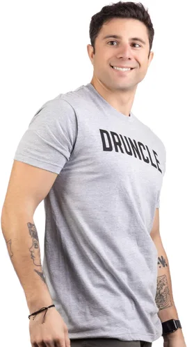 Vista 3 de DRUNCLE Funny Uncle Beer Drinker Beber Broma Familiar Humor Funcle Camiseta para hombre
