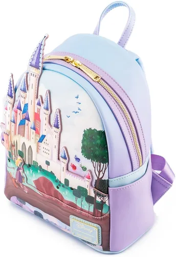 Vista 2 de Loungefly Princess Castle Series Sleeping Beauty Mini Backpack