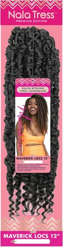 Vista 6 de Janet Colección Crochet Trenzas Nala Tress Maverick Locs 24