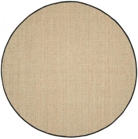 Vista 113 de SAFAVIEH Natural Fiber Collection NF114A - Alfombra de pasillo de hierba marina con patrón de tejido de cesta y borde, de 2 pies 6 pulgadas x 16