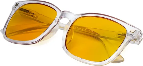 Vista 26 de Gafas de lectura cuadradas de gran tamaño con bloqueo de luz azul para mujeres y hombres