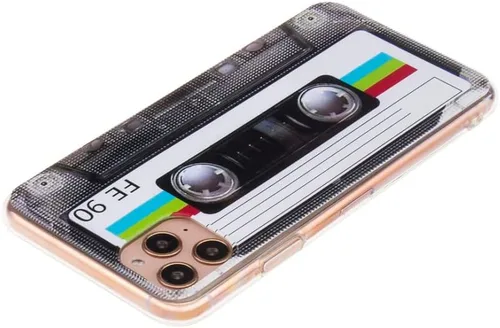 Vista 5 de FAteam - Funda para iPhone 11 Pro Max, acabado mate, resistente, suave, con esquinas reforzadas, TPU suave, parachoques suave, funda de cassette