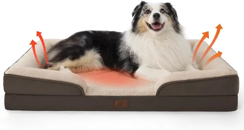 Vista 21 de Bedsure - Cama para gatos de interior, sofá cama lavable para perros muy pequeños, espuma de soporte con funda extraíble y lavable, forro Gris