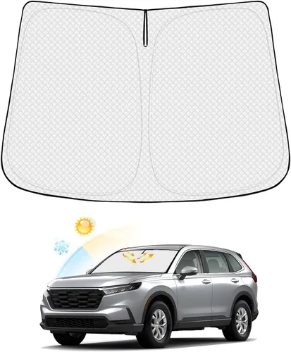 Vista 134 de Canvcle Parasol para parabrisas para Tesla modelo Y/3 2017-2025 2026 (compatible con modelos 2025 Y Juniper/2024 Modelo 3 Highland), parasol grueso