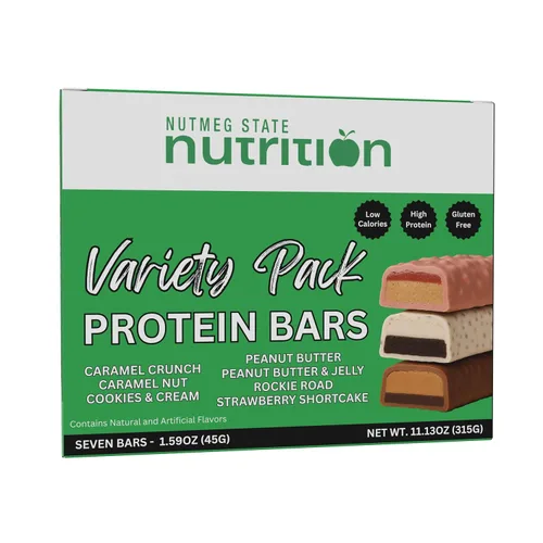 Vista 12 de FITWISE - Barras de alta capa de proteínas, 0.51 onzas de proteína, bajas en calorías, bajas en grasas, bajas en colesterol, sin aspartamo, barra