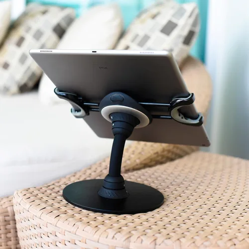 Vista 2 de OCTA Rhino - Soporte modular de 360º ajustable para tablet y soporte con base ponderada para iPad Pro, iPad mini o iPad, Kindle, Surface, Galaxy