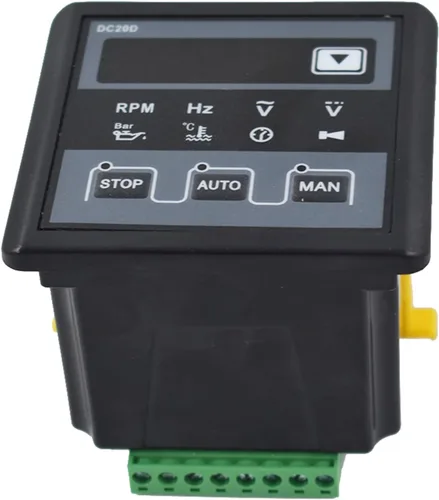 Vista 2 de marddpair Controlador de generador DC20D reemplazo electrónico del panel de control del módulo para motor diesel o generador