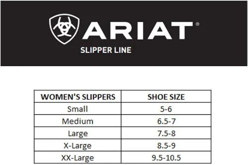 Vista 6 de ARIAT Pantuflas para mujer, cálidas, suaves, de mezcla de acrílicolana, parte superior de goma para interiores y exteriores, Appaloosa