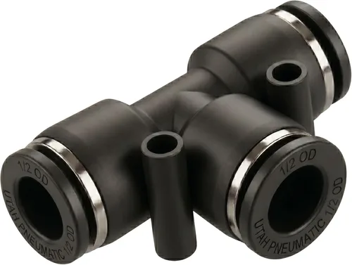 Vista 18 de Utah Pneumatic 1/2 Conexiones de empuje para conectar, codo de aire, línea de aire, unión de línea de aire, accesorios de conexión rápida, codo