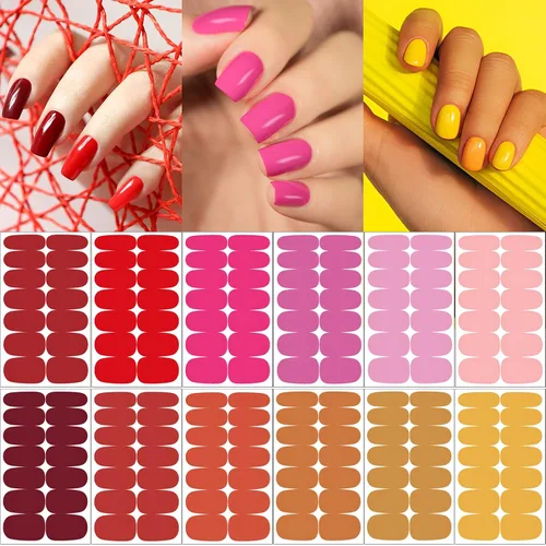 Vista 11 de winthrop 12 hojas de calcomanías de Pascua para uñas, tiras completas de esmalte de uñas, calcomanías autoadhesivas para arte de uñas, lindos huevos