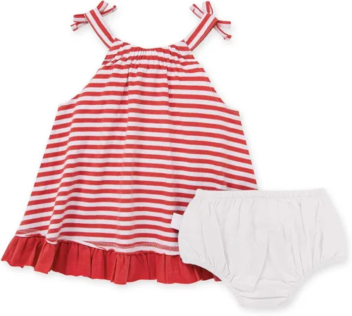 Vista 2 de Burts Bees Baby baby-girls Dress Infant Toddler Short Long-sleeve 100 Organic Cotton