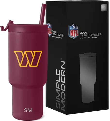Vista 36 de Simple Modern - Vaso de 30 oz con tapa abatible y tapa con pajita
